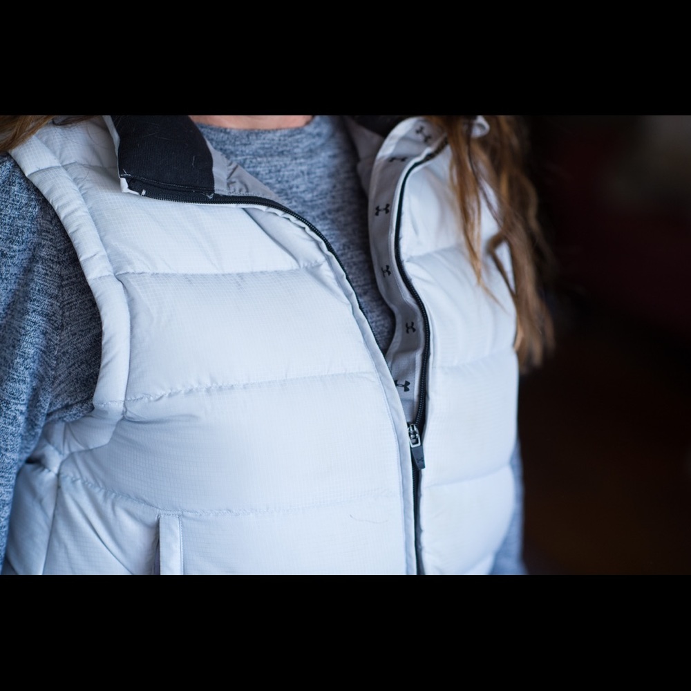 Under armor puffer vest